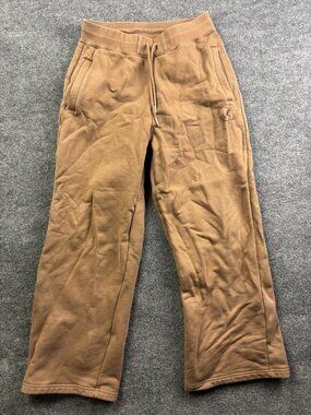 Jordan Sweatpants Womens Medium 30x29 Brown Fleece Joggers Pockets Jumpman